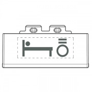 LivingLight Набор вставок Прикроватный свет, 50 штук, цвет алюминий