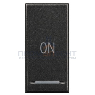 Axolute Клавиши с символами для системы автоматизации для 1 функции - 1 модуль, ON, цвет антрацит