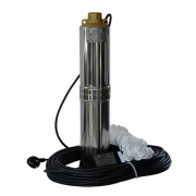 Насос скважинный Водолей БЦПЭУ 0,5-63 У (1,27 кВт, однофазный, Qmax 1,8 л/мин, Hmax 90м, кабель 63м)