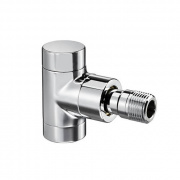 Вентиль на обратную подводку угловой Oventrop Combi E - Ду15 (цвет хромированный)