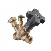 Вентиль регулирующий Oventrop Hydrocontrol VTR (25 бар) - Ду32 (ВР/ВР, с ниппелем и шаровым краном)