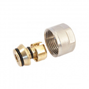 Соединение резьбозажимное STOUT - 20x2.0 x 3/4" (для пластиковых труб)