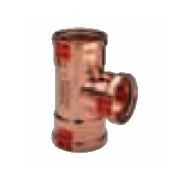 Тройник Viega d88,9х76,1х88,9 под пресс, Profipress XL c SC-Contur, медь