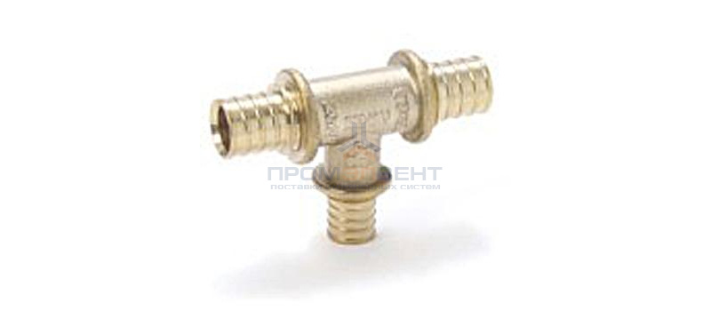 Тройник переходной REHAU - 20 x 17 x 20 (латунь, для труб из сшитого полиэтилена RAUTHERM S)