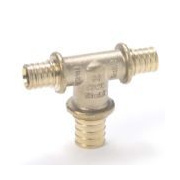 Тройник переходной REHAU - 20 x 25 x 20 (латунь, для труб из сшитого полиэтилена RAUTHERM S)