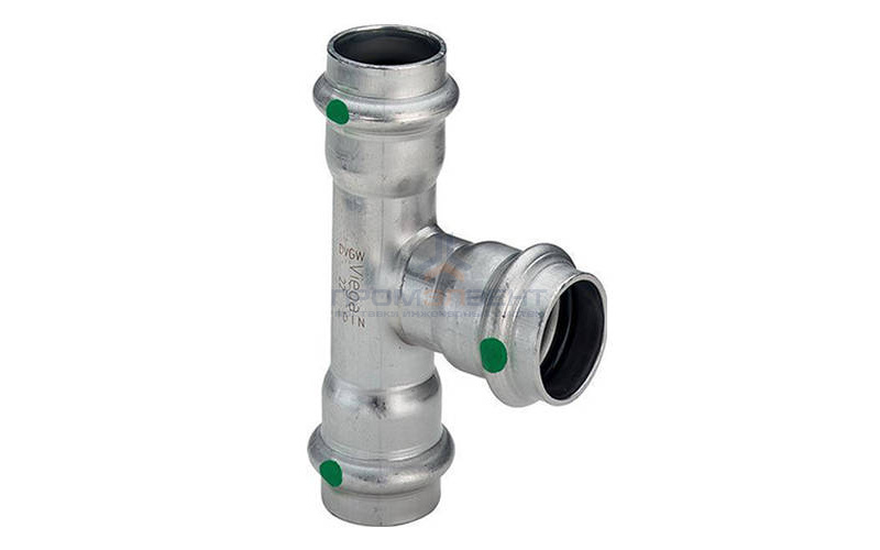 Тройник переходной Viega Sanpress Inox 2318 - 18 x 15 x 15 (нержавеющая сталь)