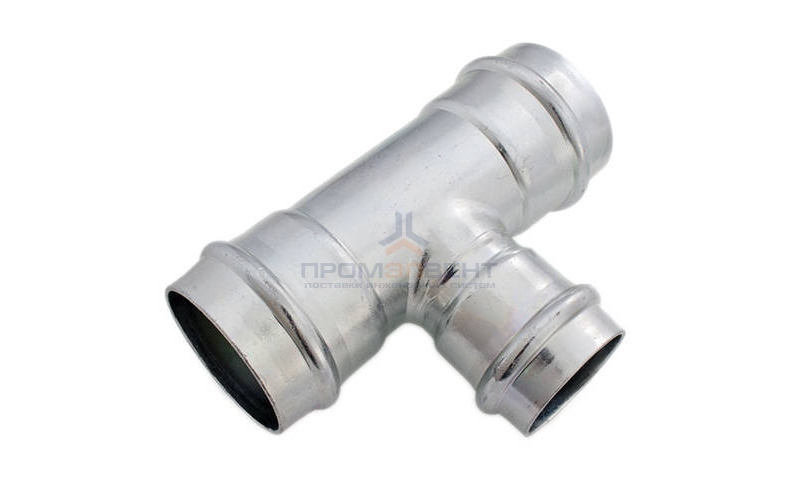 Тройник равнопроходной Conex Banninger PC 5130 - 54 (оцинкованная сталь)