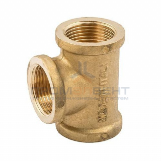 Тройник с внутренней резьбой ELSEN METALIT EBF07 - 3/4" (латунь без покрытия)