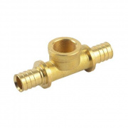 Тройник с переходом на внутреннюю резьбу SANEXT - 25 x 3/4" (для труб из сшитого полиэтилена)