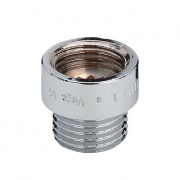 Удлинитель резьбовой Viega 3526 - 3/4" длина 25 мм (ВР/НР, бронза хромированная)