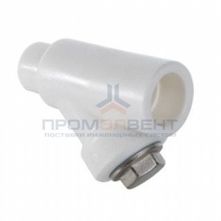 Фильтр грубой очистки VALTEC VTp.787 - 25 (под пайку внутренняя/наружная для полипроп.труб, белый)