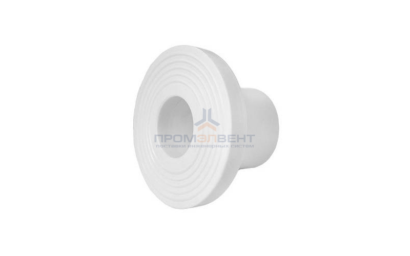 Бурт фальцевый Fusitek - 90 (для полипропиленовых труб под пайку, цвет белый)