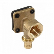 Водорозетка с квадратной крепежной пластиной REHAU RX - 20 x 1/2" (бронза, для труб серии RAUTITAN)