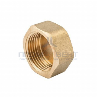 Заглушка с внутренней резьбой ELSEN METALIT EBF02 - 1"1/4 (латунь без покрытия)