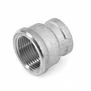 Муфта латунная резьбовая переходная STOUT - 1"1/4 x 1/2" (никелированная)