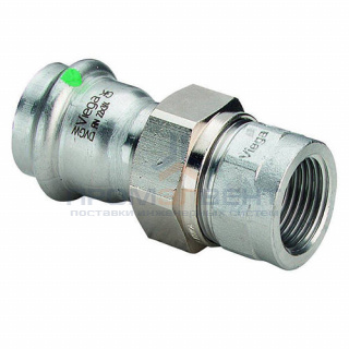 Муфта разъемная Viega Sanpress Inox 2362 - 22 x 1" (нержавеющая сталь)