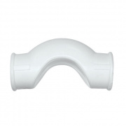 Обвод короткий KALDE - 32 (для полипропиленовых труб под пайку, цвет белый)