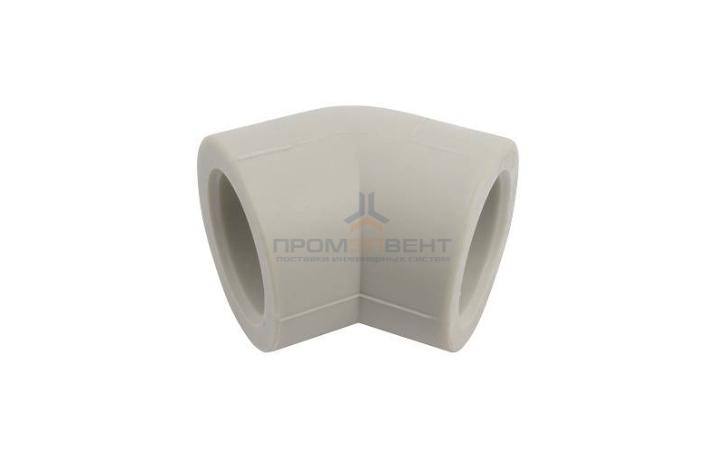 Отвод 45° FV-Plast - 32 (для полипропиленовых труб под пайку, цвет серый)