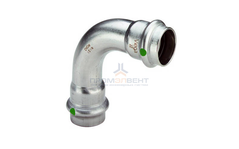 Отвод 90° Viega Sanpress Inox 2316 - 42 (нержавеющая сталь)