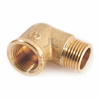 Отвод 90° латунный резьбовой равнопроходный STOUT (НР/ВР) - 1"1/4