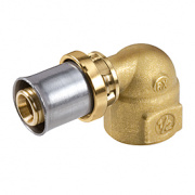 Переход на внутреннюю резьбу угловой Giacomini RM129 - 16x2.0 x 3/4" (прессовой, для металлопл.труб)