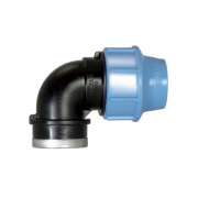 Переход на внутреннюю резьбу угловой UNIDELTA 1009 - 32 x 1"1/4 (винтовой, для труб ПНД)