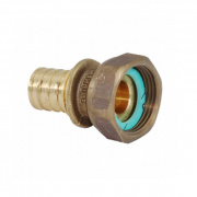 Переход на накидную гайку REHAU RX - 32 x 1"1/4 (бронза, для труб из сшитого полиэтилена RAUTITAN)