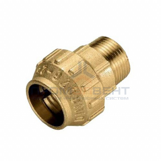 Переход на наружную резьбу Tiemme COBRARING 3460CR - 40 x 1"1/4 (винтовой, для полиэтиленовых труб)