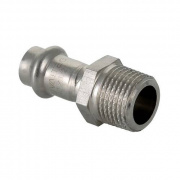 Переход на наружную резьбу VALTEC VTi.901 - 54 x 2" (прессовой, для труб из нержавеющей стали)