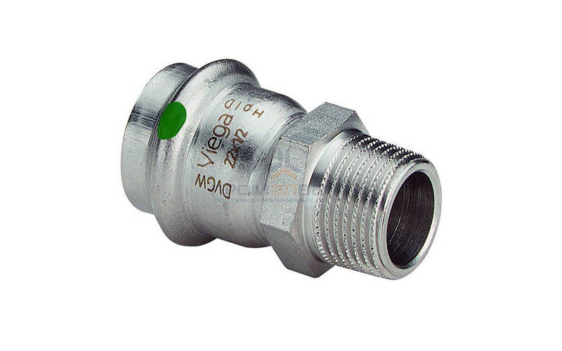 Переход на наружную резьбу Viega Sanpress Inox 2311 - 15 x 3/4