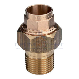 Переход на наружную резьбу разъемный Viega R4 94331G - 28 x 1" (для медных труб под пайку)