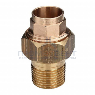 Переход на наружную резьбу разъемный Viega R4 94341G - 18 x 1/2" (для медных труб под пайку)