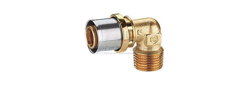 Переход на наружную резьбу угловой Giacomini RM127 - 20x2.0 x 1/2