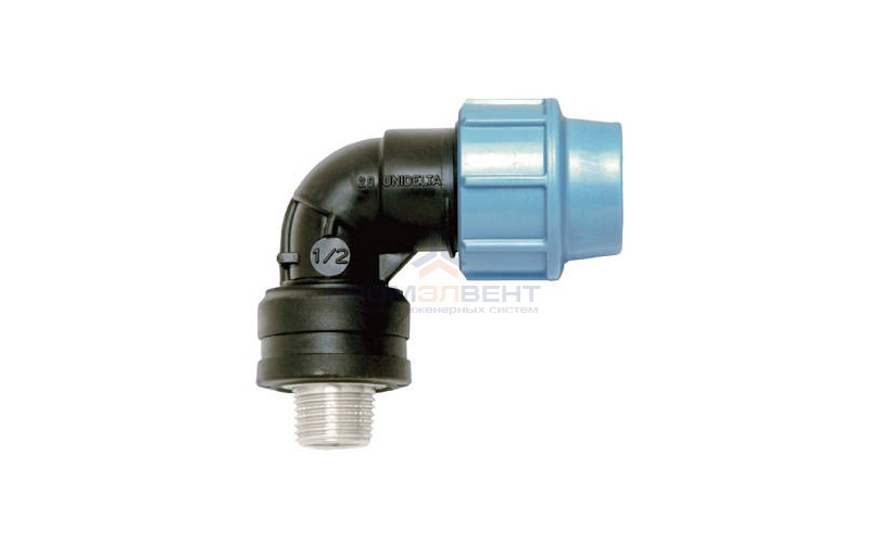 Переход на наружную резьбу угловой UNIDELTA 1039 - 20 x 1/2