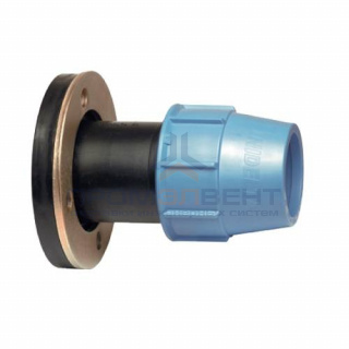 Переход на фланцевое соединение UNIDELTA 1011 - 110 x 4" (винтовой, для труб ПНД)