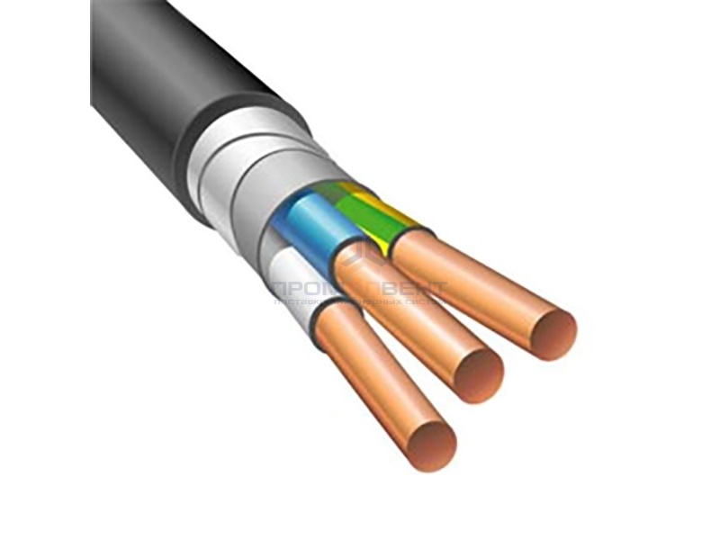 Кабель силовой бронированный ВБбШв 3х4 ГОСТ 31996