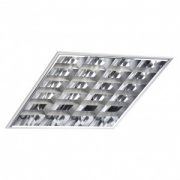 Светильник грильято TLGR424 4х24 Вт ЭПРА 588х588, зеркальный классический растровый
