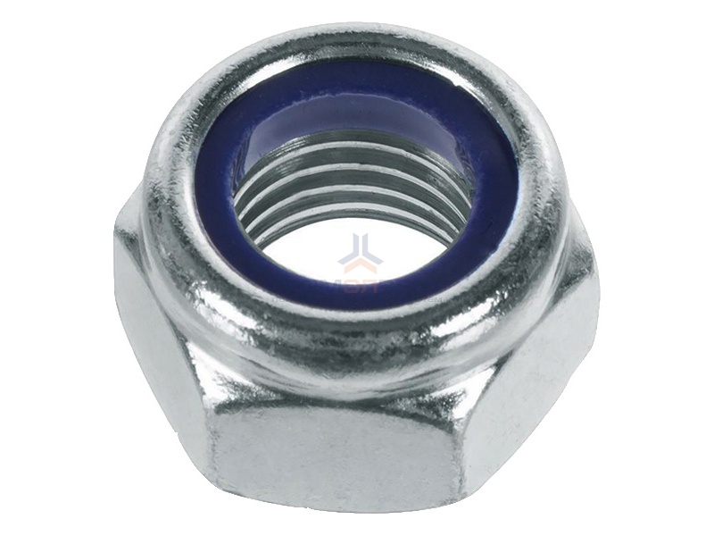 Гайка самоконтрящаяся М10 оцинкованная DIN985