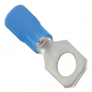 Наконечник с отверстием под винт и изолир.фланцем 1,5-2,5 кв.мм 5,2 мм (100шт) синий (НКИ)