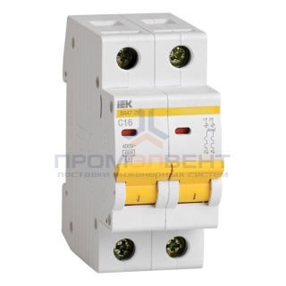 Автоматический выключатель ВА47-29 2Р  4А 4,5кА характеристика С ИЭК (автомат)