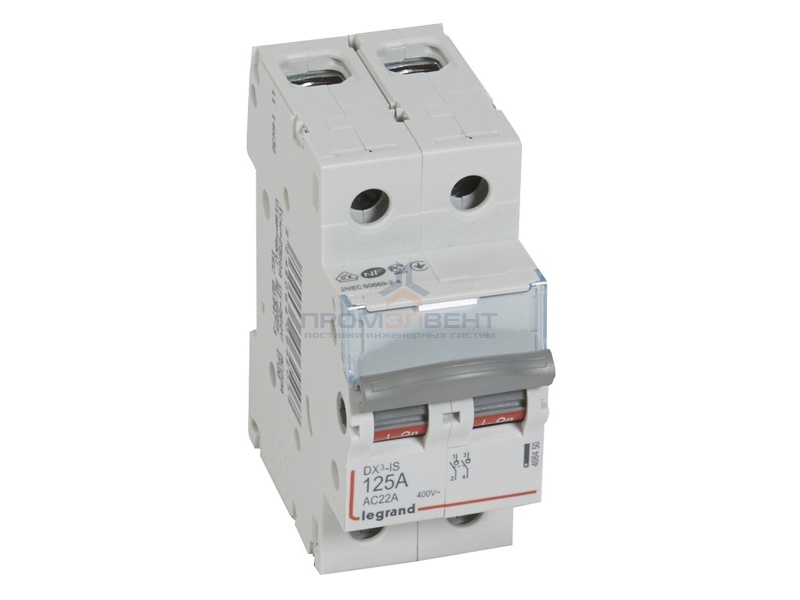 Модульный выключатель Legrand DX3 2П 125A