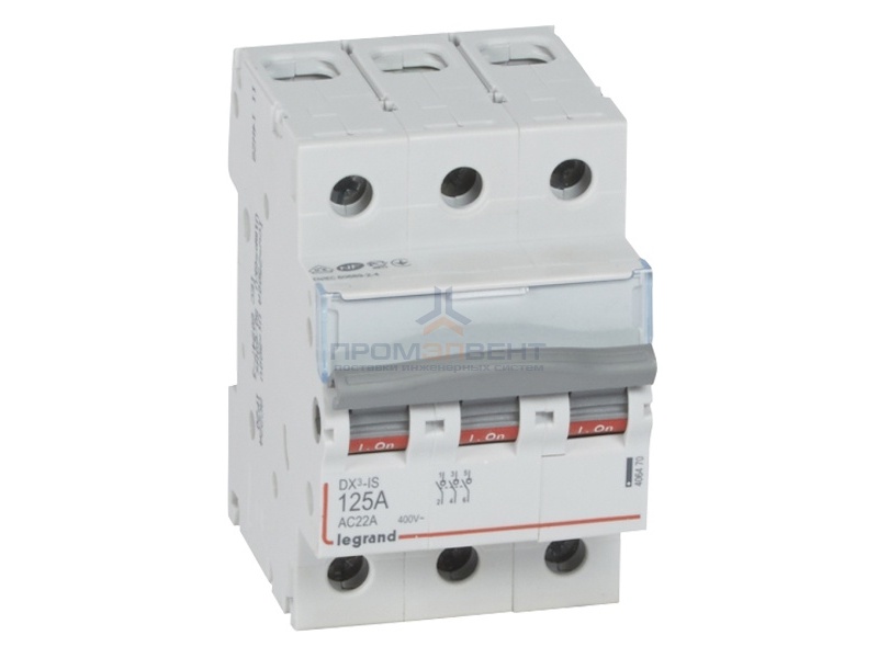Модульный выключатель Legrand DX3 3П 125A