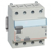 УЗО Legrand DX3 ВДТ 4П 25А 300мА тип A