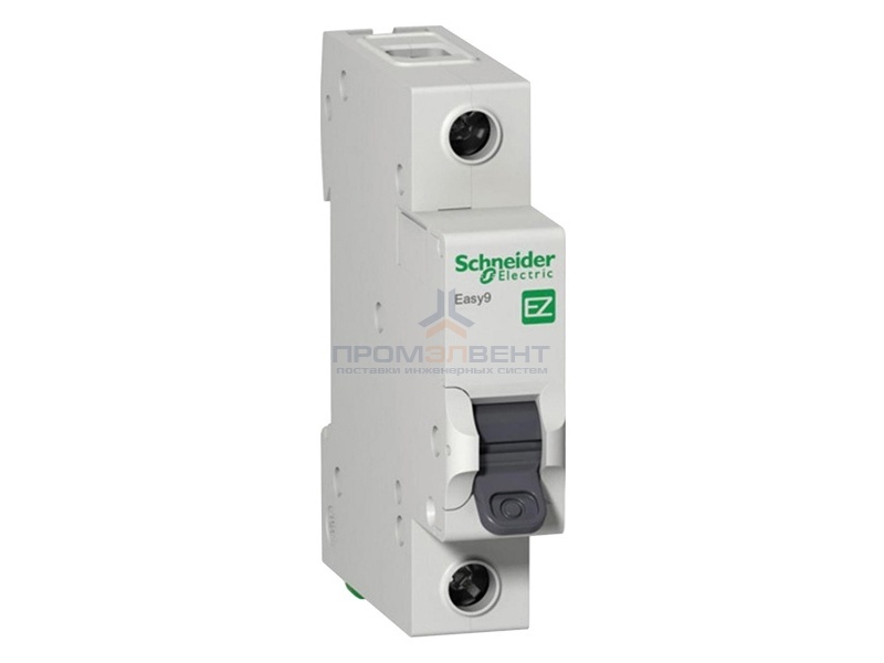 Автоматический выключатель Schneider Electric EASY 9 1П 63А B 4,5кА 230В (автомат)