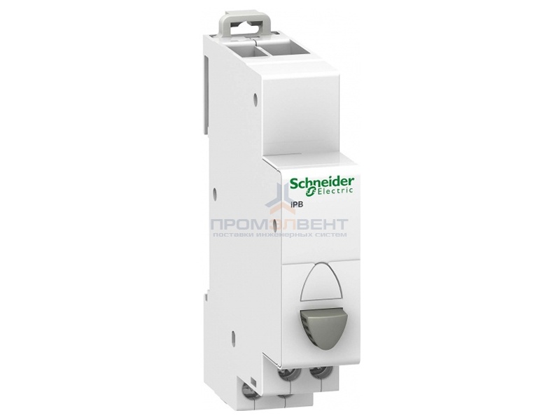 Кнопка управления iPB Acti 9 Schneider Electric серая 1НО