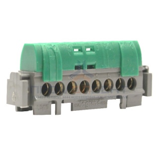 Клеммник Legrand зеленый 8х1.5-16мм2