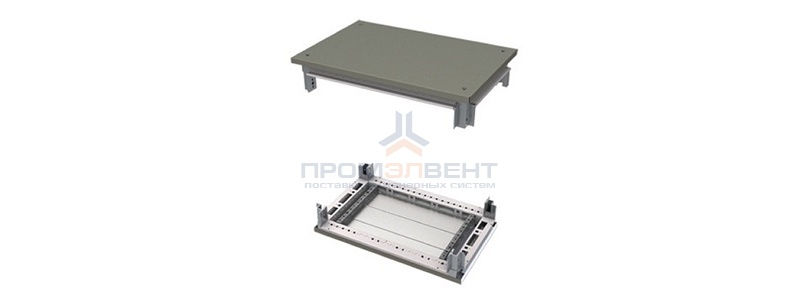 Комплект, крыша и основание, для шкафов CQE, 600х1200 мм