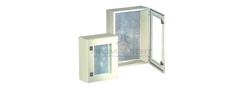 Навесной шкаф CE, с прозрачной дверью, 800 x 600 x 300мм, IP55