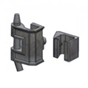 Набор петель, для установки одностворчатой двери, 1 упаковка - 4шт.