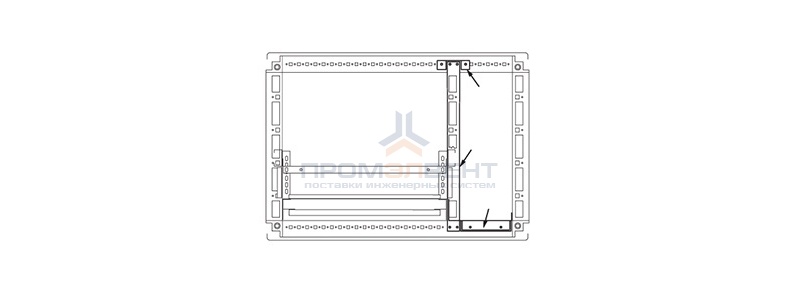 Комплект кабельного отсека, для шкафов CQE 1800 x 600мм